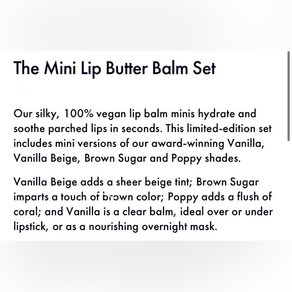 NWT! Summer Fridays The Mini Lip Butter Balm Set of 4 - Picture 8 of 8